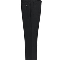 Black 4 Drop Relaxed Fit Lycra Classic Fabric Trousers