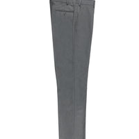 Medium Grey 4 Drop Relaxed Fit Lycra Classic Fabric Trousers