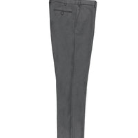Medium Gray 4-Drop Relaxed Fit Lycra Classic Fabric Trousers