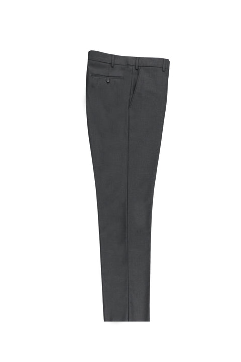 Koyu Füme 4 Drop Relaxed Fit Rahat Kesim Likralı Klasik Kumaş Pantolon