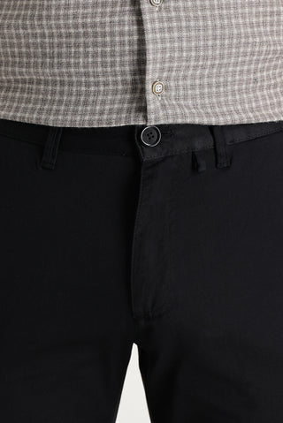  Siyah Slim Fit Dar Kesim Pamuk Kanvas / Chino Pantolon