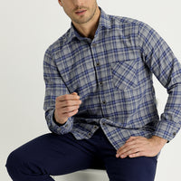 Dark Navy Regular Fit Standard Cut Cotton Canvas / Chino Trousers