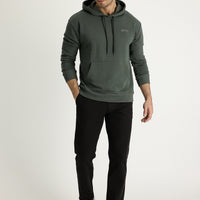 Dark Brown Slim Fit Cotton Canvas / Chino Trousers
