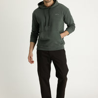 Bitter Coffee Regular Fit Standard Cut Lycra Canvas / Chino Trousers