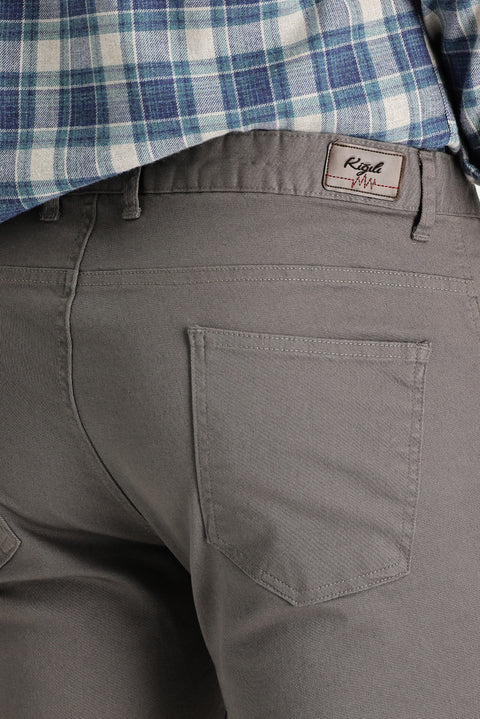 Orta Vizon Slim Fit Dar Kesim Likralı Kanvas / Chino Pantolon