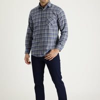 Dark Navy Blue Slim Fit Stretch Canvas / Chino Trousers