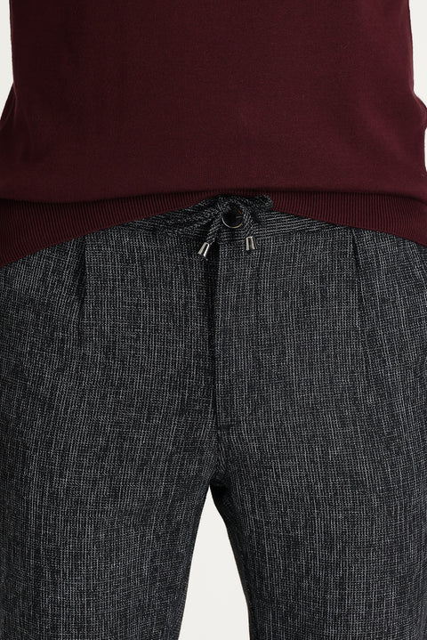 Black 7 Drop Slim Fit Narrow Cut Lycra Canvas / Chino Pants