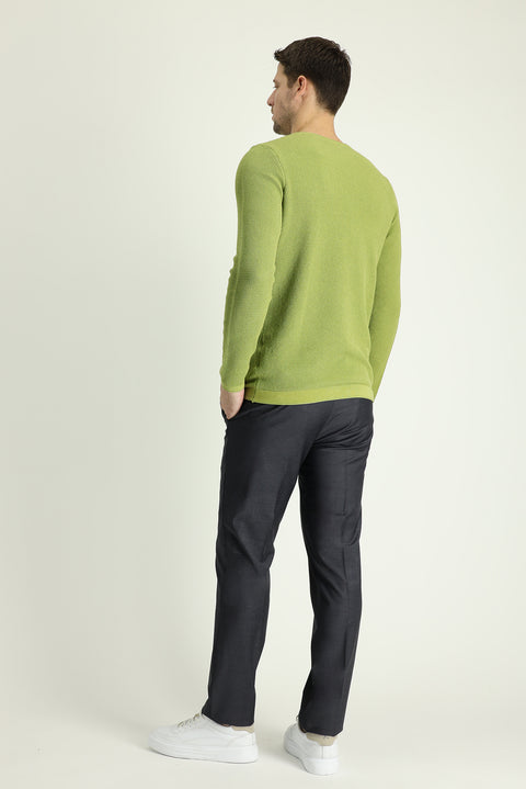Marengo 6 Drop Regular Fit Standard Cut Classic Fabric Wool Trousers