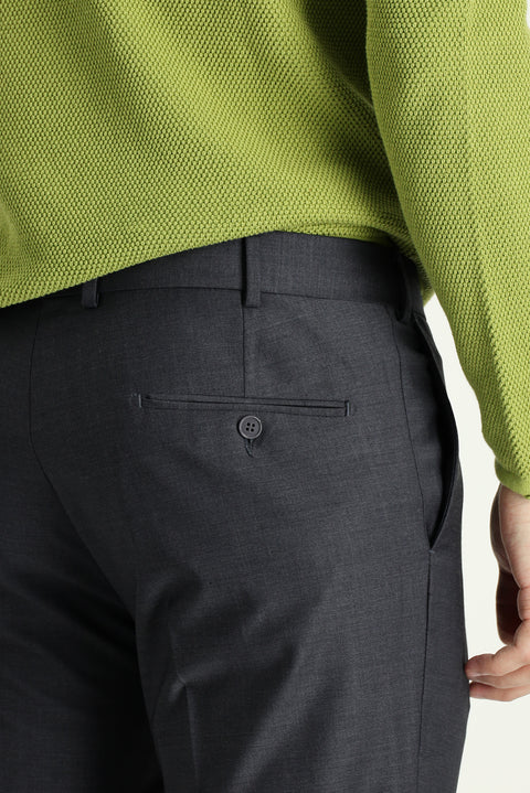 Marengo 6 Drop Regular Fit Standard Cut Classic Fabric Wool Trousers