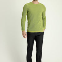 Light Anthracite 7 Drop Slim Fit Narrow Cut Classic Wool Fabric Trousers