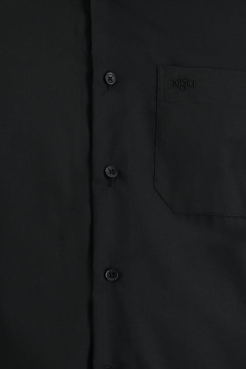 Black Long-Sleeve Classic Shirt