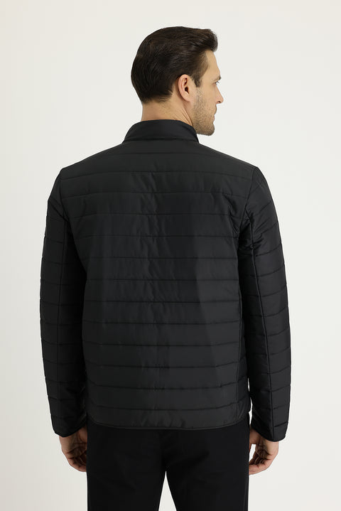 Black Quilted Sport Jacket