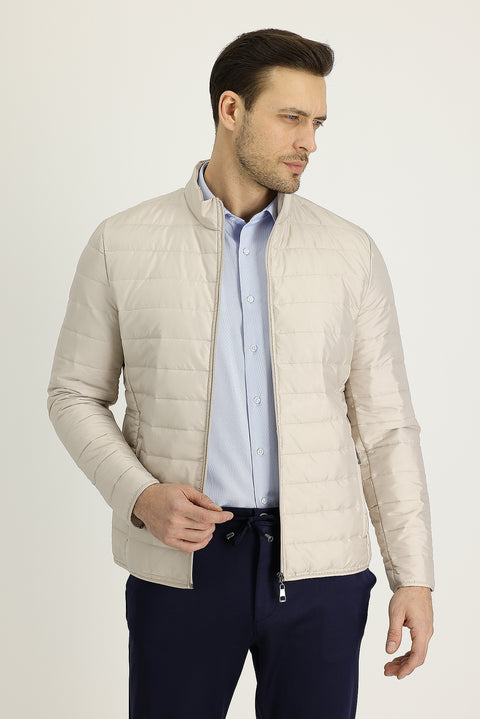 Stone Quilted Sport Jacket