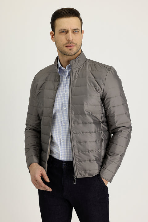 Medium Mink Quilted Sport Jacket