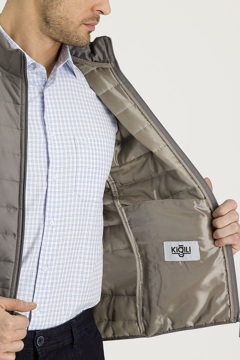 Medium Mink Quilted Sport Jacket