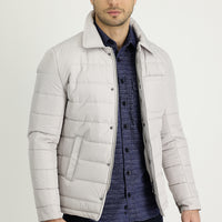 Taş Slim Fit Dar Kesim Kapitone Spor Mont