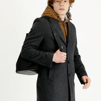 Titanium Grey Slim Fit Jacket with Vest