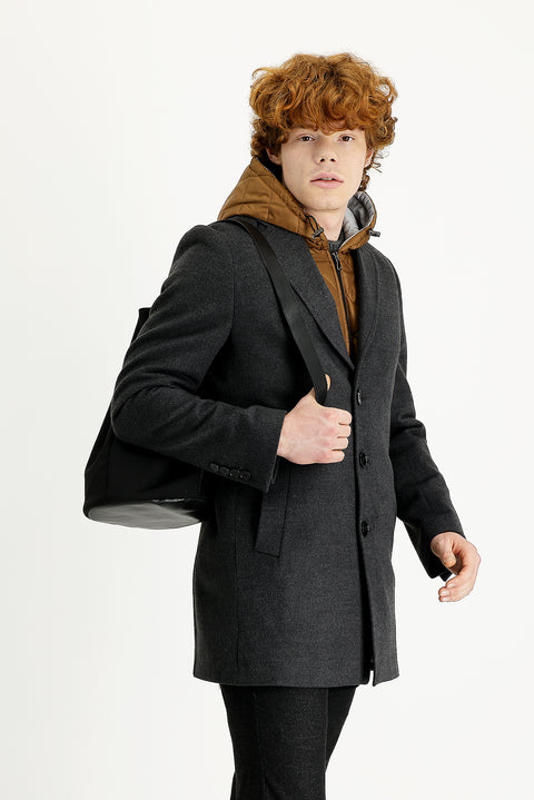Titanium Grey Slim Fit Jacket with Vest