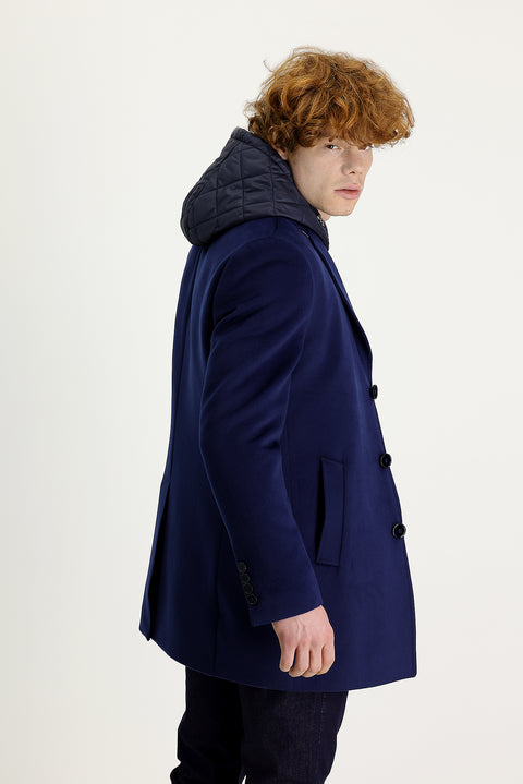 Medium Navy Slim Fit Narrow Cut Vest Coat