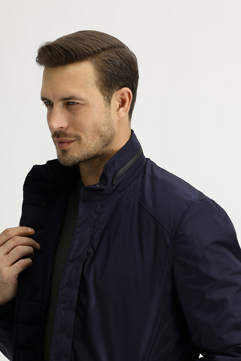 Dark Navy Classic Overcoat & Trench Coat
