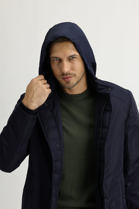 Dark Navy Classic Overcoat & Trench Coat