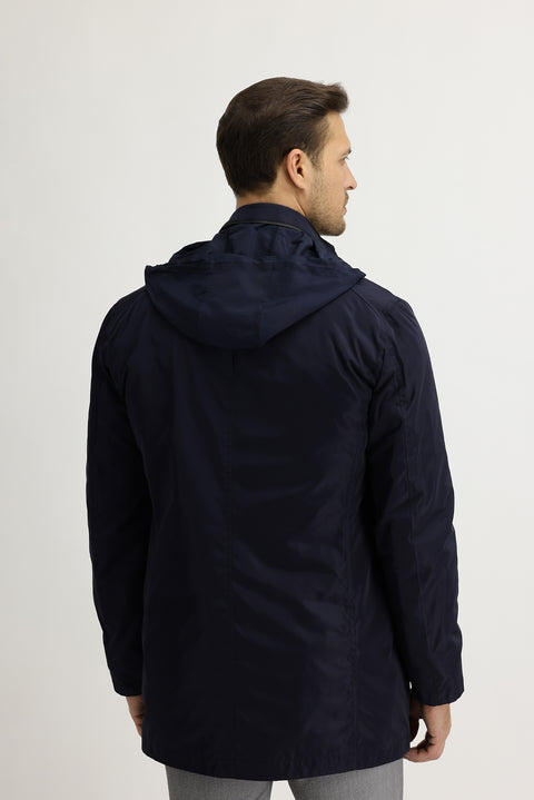 Dark Navy Classic Overcoat & Trench Coat