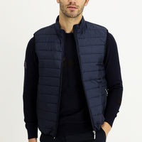 Medium Navy Quilted Sports Vest