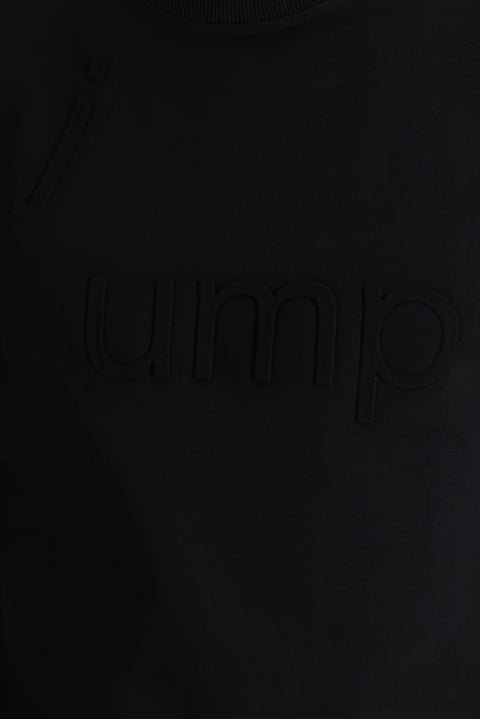 Black Crew Neck Slim Fit Sweatshirt