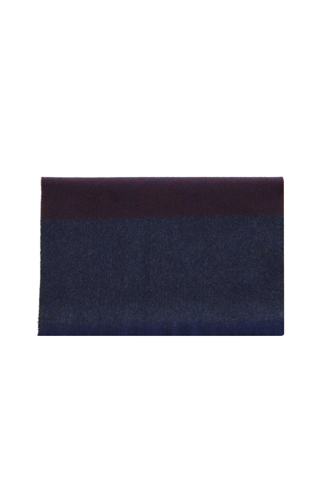Dark Burgundy Bordered Scarf