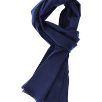 Dark Navy Plain Scarf