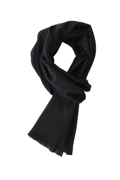 Black Plain Scarf