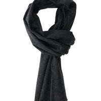 Dark Smoke Melange Plain Weft