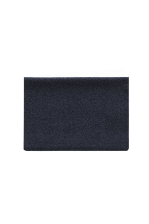 Light Navy Melange Plain Weft