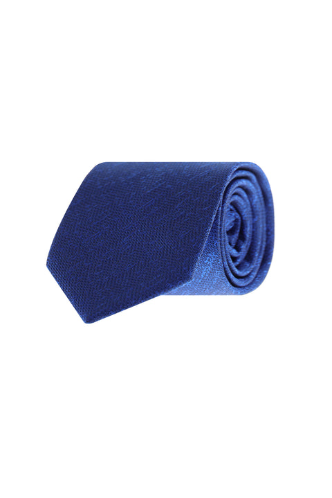 Blue Patterned Tie
