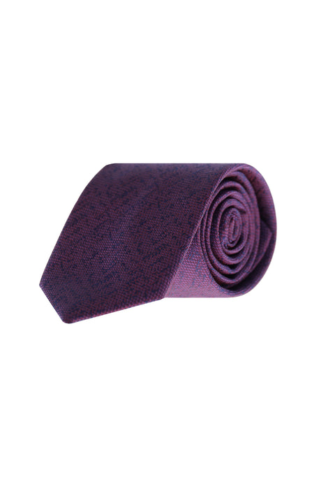 Medium Purple Patterned Tie