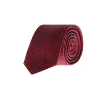 Dark Red Patterned Tie