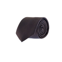 Medium Brown Patterned Tie