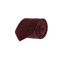 Dark Red Patterned Tie