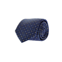Dark Navy Patterned Tie