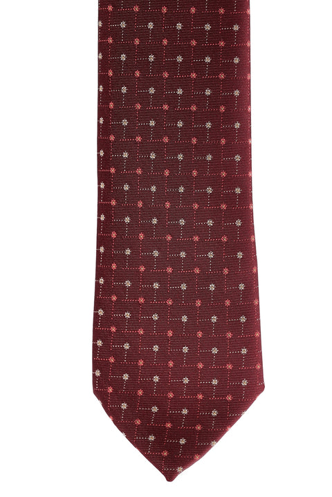 Medium Brown Patterned Tie