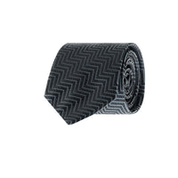 Dark Navy Patterned Tie