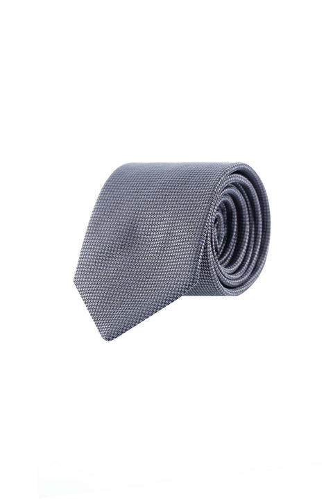 Medium Anthracite Patterned Tie