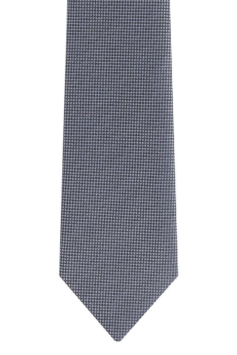 Medium Anthracite Patterned Tie