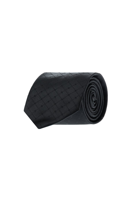 Black Patterned Tie