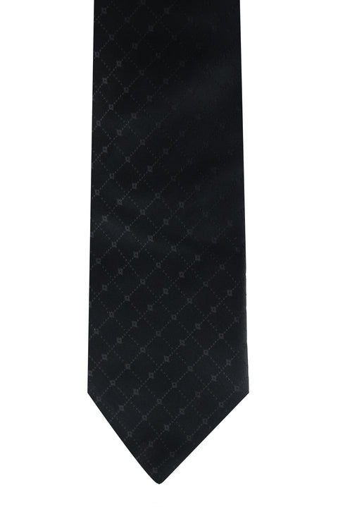 Black Patterned Tie