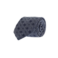 Medium Grey Patterned Tie