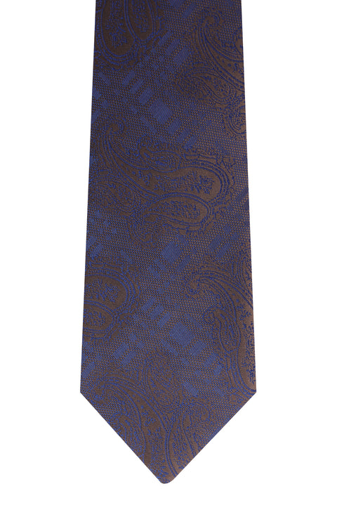 Dark Navy Patterned Tie
