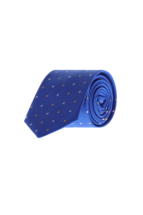 Blue Patterned Tie