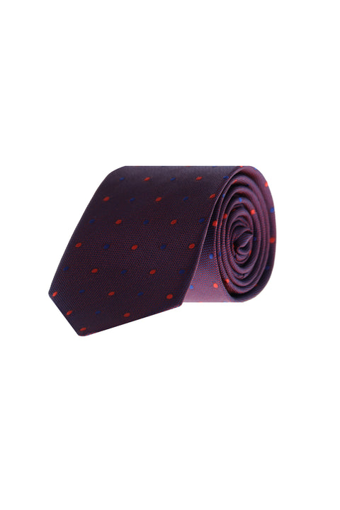 Light Burgundy Patterned Tie