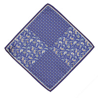 Dark Navy Patterned Handkerchief